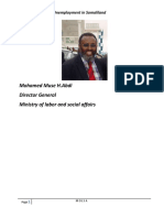 Mohamed Muse H.Abdi Director General Ministry of Labor and Social Affairs