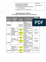 Cronograma Electrónica, magnitudes, leyes y aplicaciones(3)