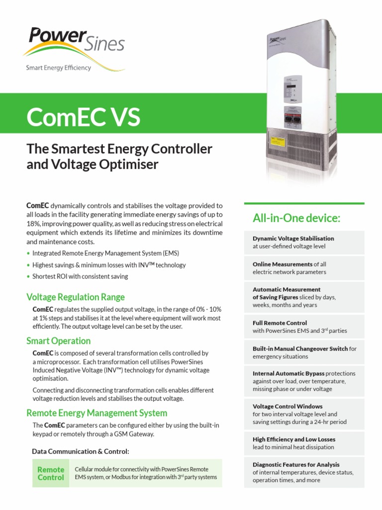 Datasheet-ComEC Vs 040517 Online Version | PDF | Power (Physics ...