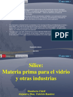 Sílice Materia Prima para La Industria Del Vidrio PDF