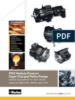 Super Charged Piston Pumps: PAVC Medium Pressure