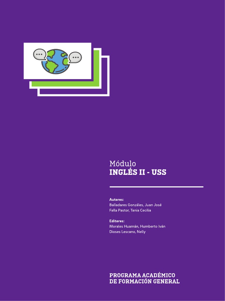 Modulo Ingles Ii Pdf Estudiantes Educación Avanzada