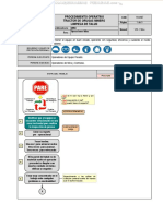 Material Limpieza Talud Procedimiento Operativo Tractor Orugas Topador Minero Verificacion Ejecucion Tareas Operador PDF