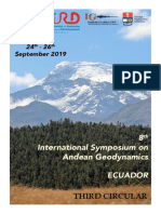 8 International Symposium On Andean Geodynamics: Third Circular