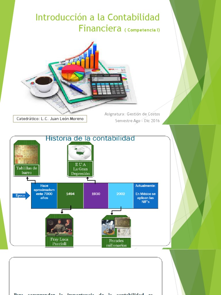 Introducción a la Contabilidad Financiera | PDF | Finanzas y dinero