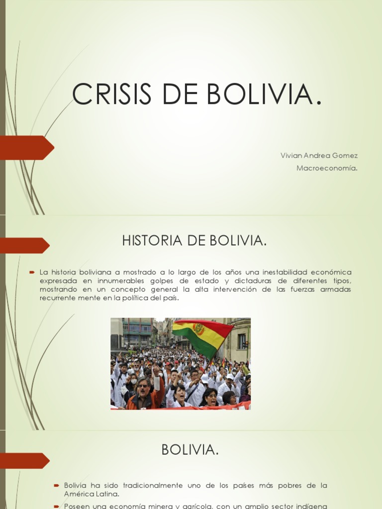 Crisis y Reformas en la Economía Boliviana | PDF | Bolivia | Formas de ...
