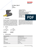 2/2 Cartridge Spool Valve, Size 5: 1 Description