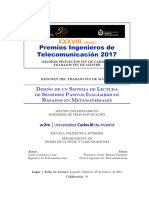 Telecomunicaciones Diseño Sistema de Lectura de Sensores Pasivos Inalámbricos Basados en Metamateriales Javier - Carnerero - Cano