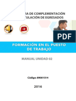 Manual FPT U02 PDF