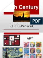 20th Century: (1900-Present)