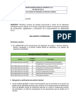 Informe Avances Archivo Central