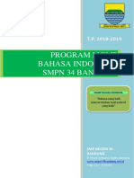 Program MGMP Bahasa Indonesia 2018-2019