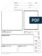 Film Storyboard Template