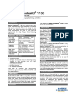 Master Rheobuild 1100: High Range Water-Reducing Superplasticising Admixture