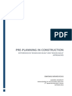 Pre Planning in Construction