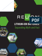 Lithium-Ion Batteries:: Separating Myth and Fact
