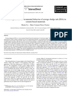 Technological and Environmental Behavior of Sewage Sludge Ash (SSA) in Cement-Based Materials