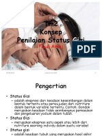 2.1) Konsep Penilaian Status Gizi