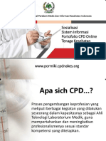 Presentasi CPD Online - Pormiki - 2