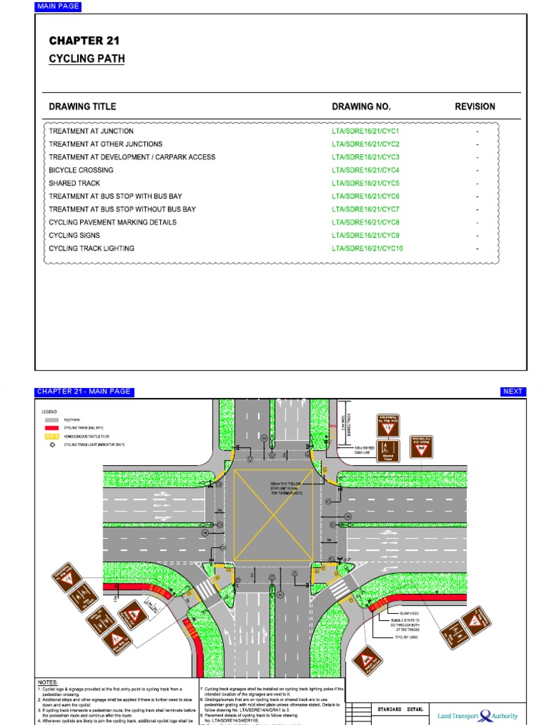LTA Cycling Track Standards and Details | PDF | Trail | Road Infrastructure