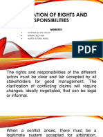 Clarification of Rights and Responsibilities: Members