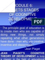 Piagets Stages of Cognitive Development