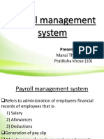 Payroll Management System: Presented by