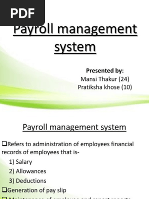 Payroll 