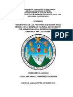 Diagnóstico Perdida de Identidad Cultural Maya q'Eqchi'.Finalizado