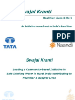 Swajal Kranti: Healthier Lives at Re 1