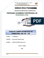 Diseño Geom Carretera 5 KM Maranura