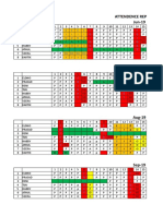 Attendence Report 2019 Jun-19: F F R R I I D D A A Y Y