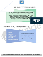 UGC Paper Pattern PDF