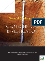 General Guidelines for Geotechnical Investigation by IGS