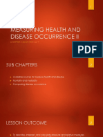 Chapter 2 Measuring Health and Disease Occurrence Ii