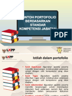 Contoh Portofolio Berdasarkan Standar