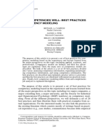 Doing Competencies Well - Best Practices in Competency Modeling PDF