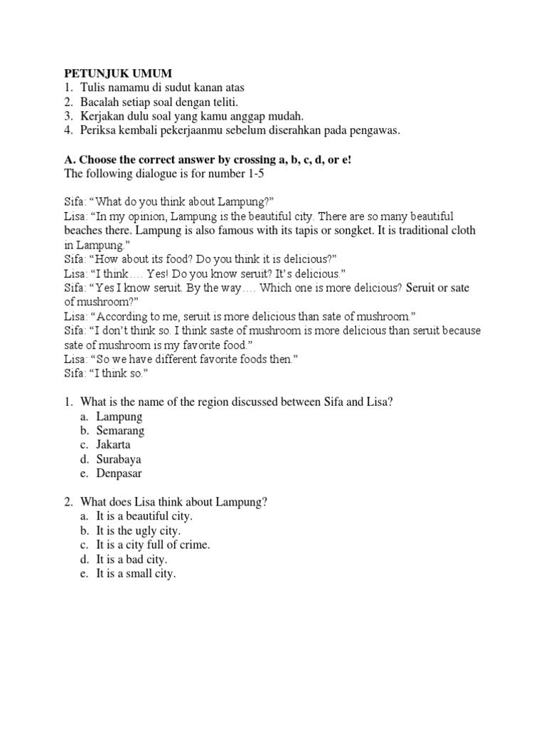 Contoh Soal Pg Bahasa Inggris Kelas 11 Sma Ma Dan Kunci Jawabnya Nature