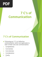 7 C's of Communication