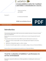 Performance of Corrosion Inhibitors Under The Combined Effect of Chloride and Sulfate Contamination in Concrete