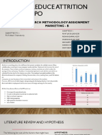 How To Reduce Attrition Rates in Bpo: Research Methodology Assignment Marketing - B