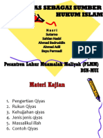 Bahan Presentasi Qiyas Sebagai Sumber Hukum Islam2