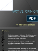 Fact vs opinion games