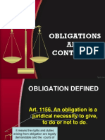 Obligations and Contracts