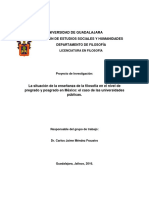 La Enseñanza de La Filosofía en México