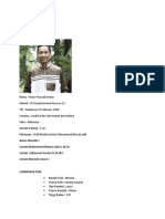 Biodata Ta'Aruf Rary