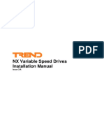 NX Variable Speed Drives Installation Manual: Issue 3/A