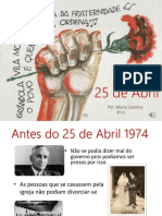 25 de Abril