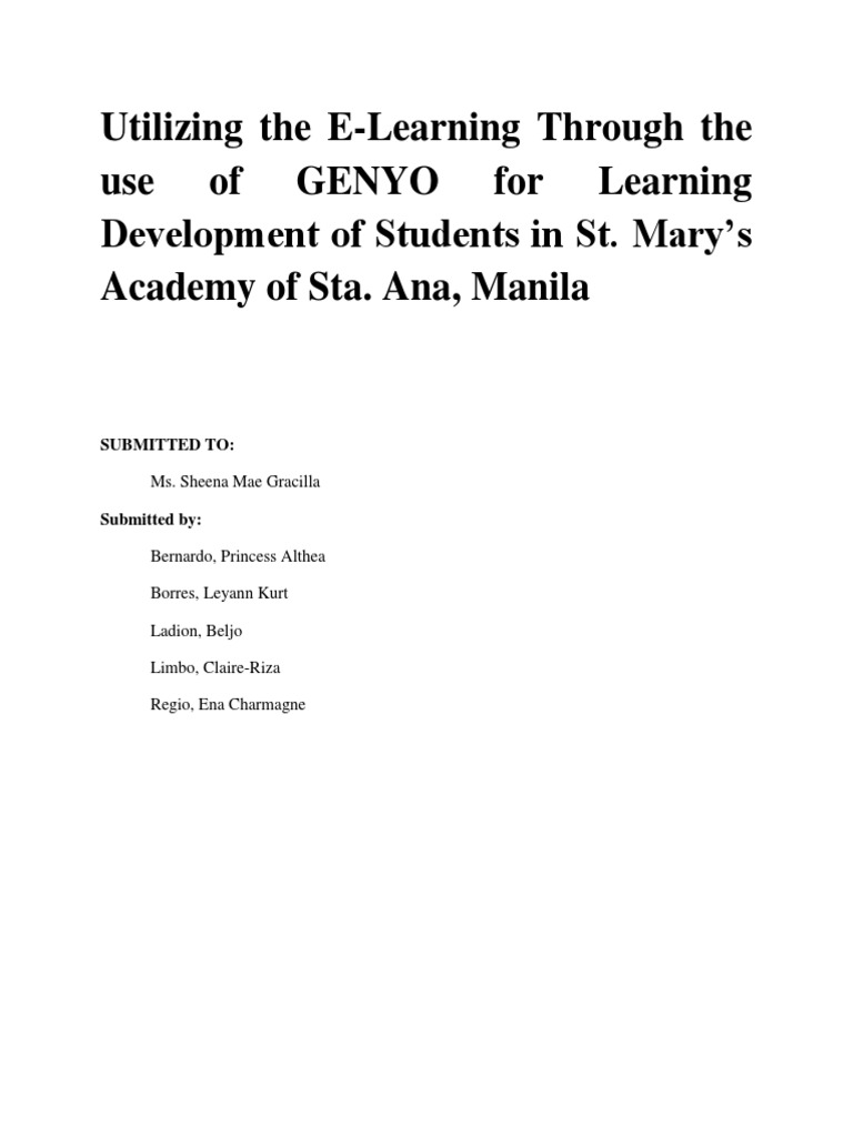 thesis chapter 1 pdf
