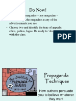 Propaganda Powerpoint 2018 Keystone Terms